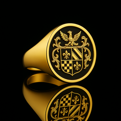 Chevalières à blason