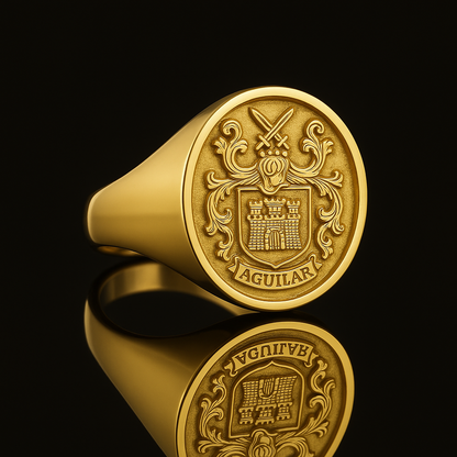 Chevalières à blason
