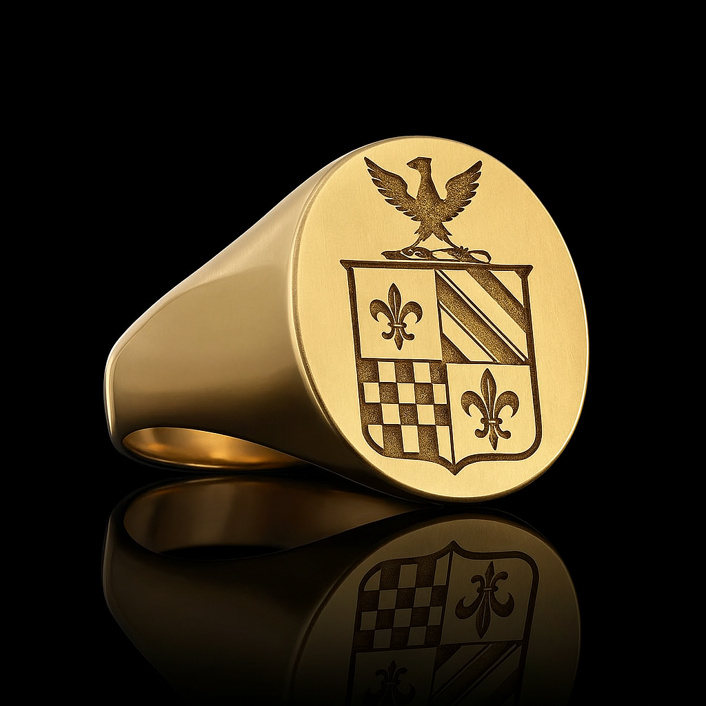 Chevalières à blason